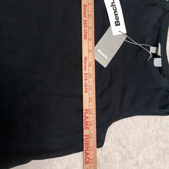 Bench Women's black tank top Size: XS/4 - Picture 4 of 12